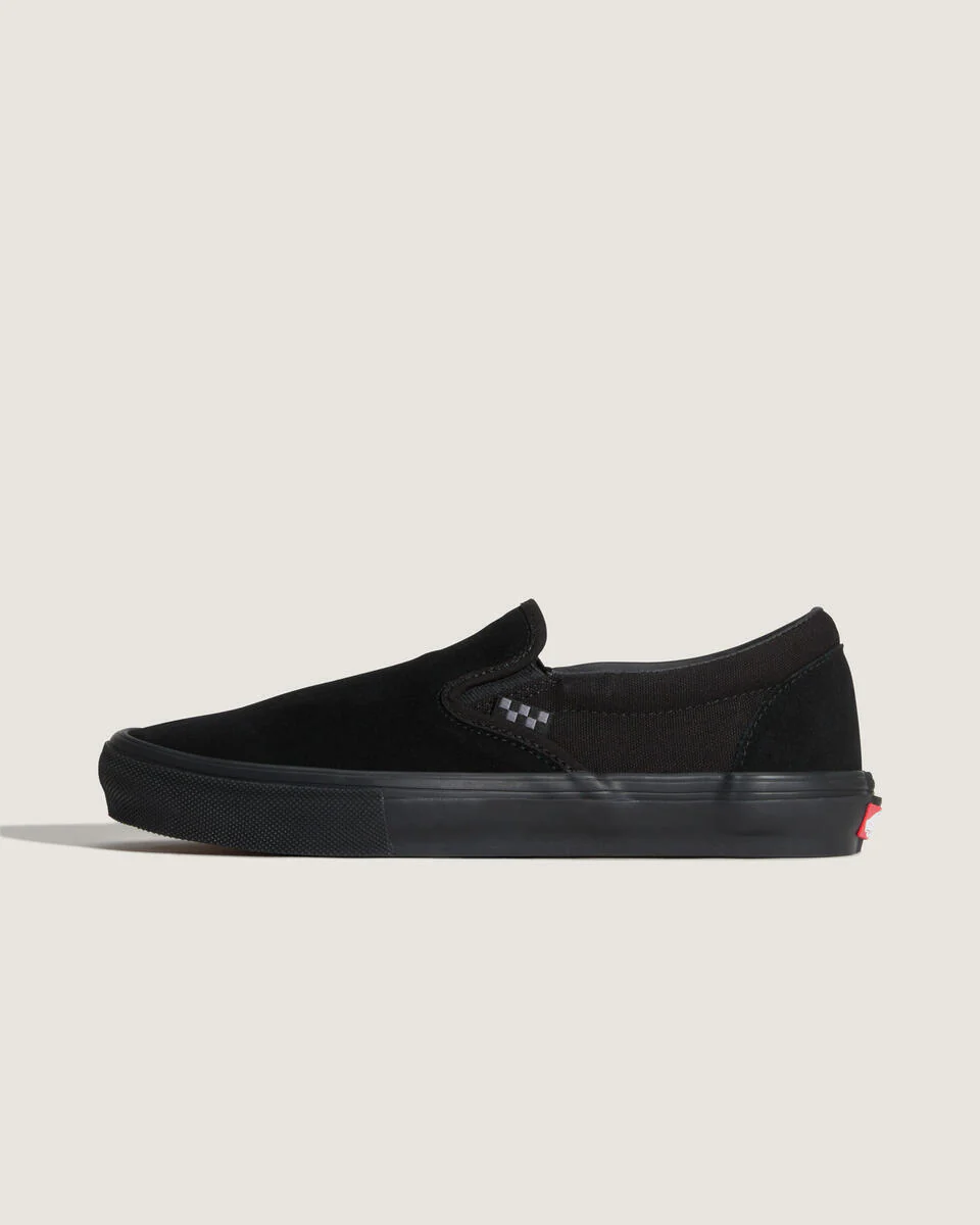 Vans Unisex Skate Slip-On Shoes Black/Black VN0A5FCABKA - Image 2