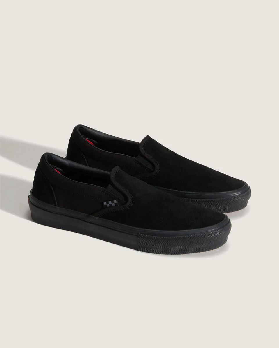 Vans Unisex Skate Slip-On Shoes Black/Black VN0A5FCABKA - Image 3