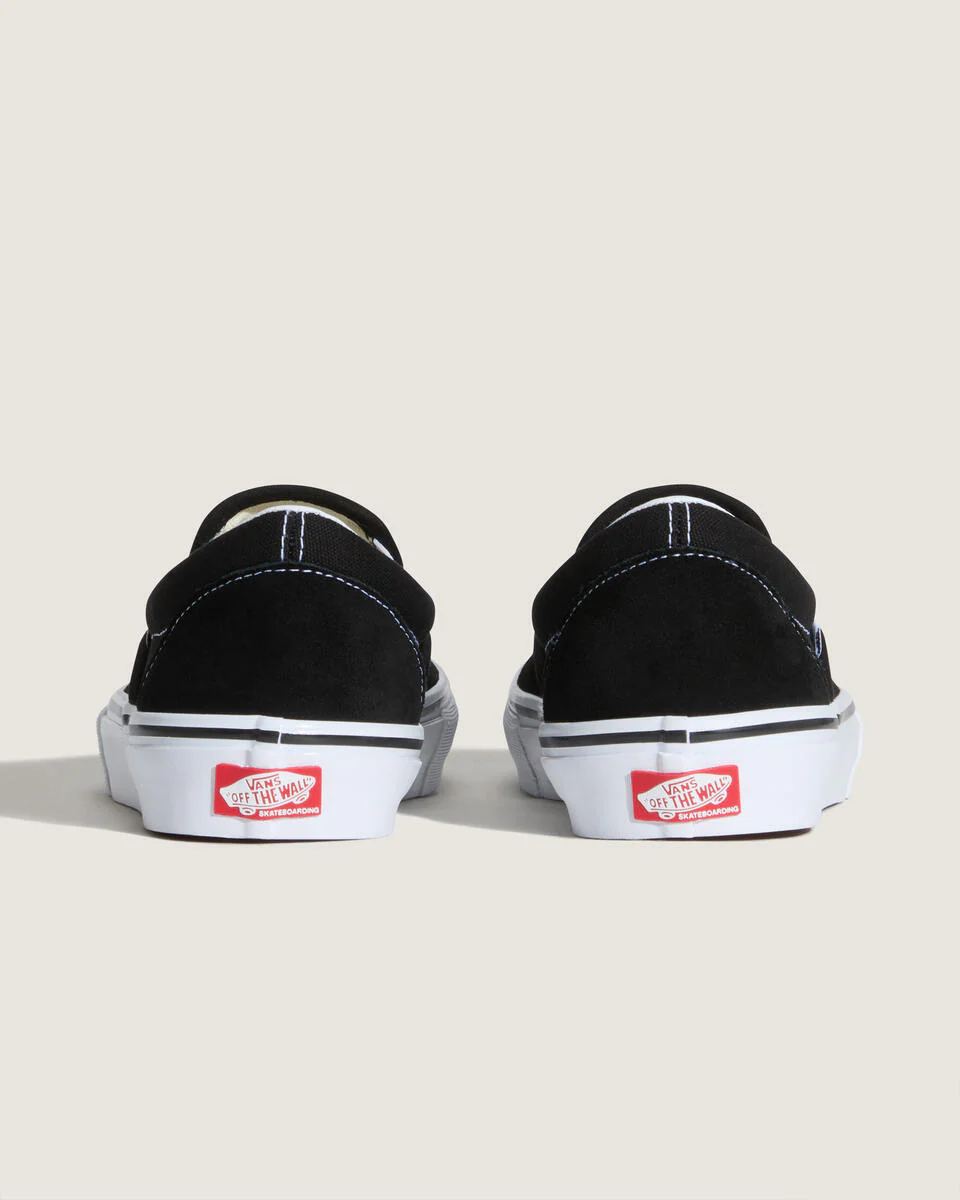 Vans Unisex Skate Slip-On Shoes Black/White VN0A5FCAY28 - Image 5