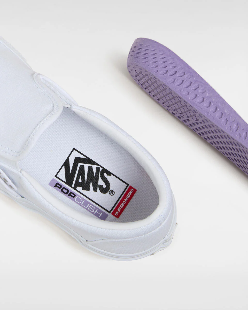 Vans Unisex Skate Slip-On Shoes True White VN0A5FCAW00 - Image 5