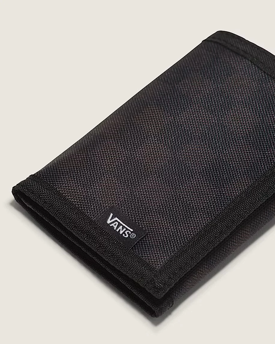 Vans Unisex Slipped Trifold Wallet Black/Charcoal Grey VN000C32BA5 - Image 4
