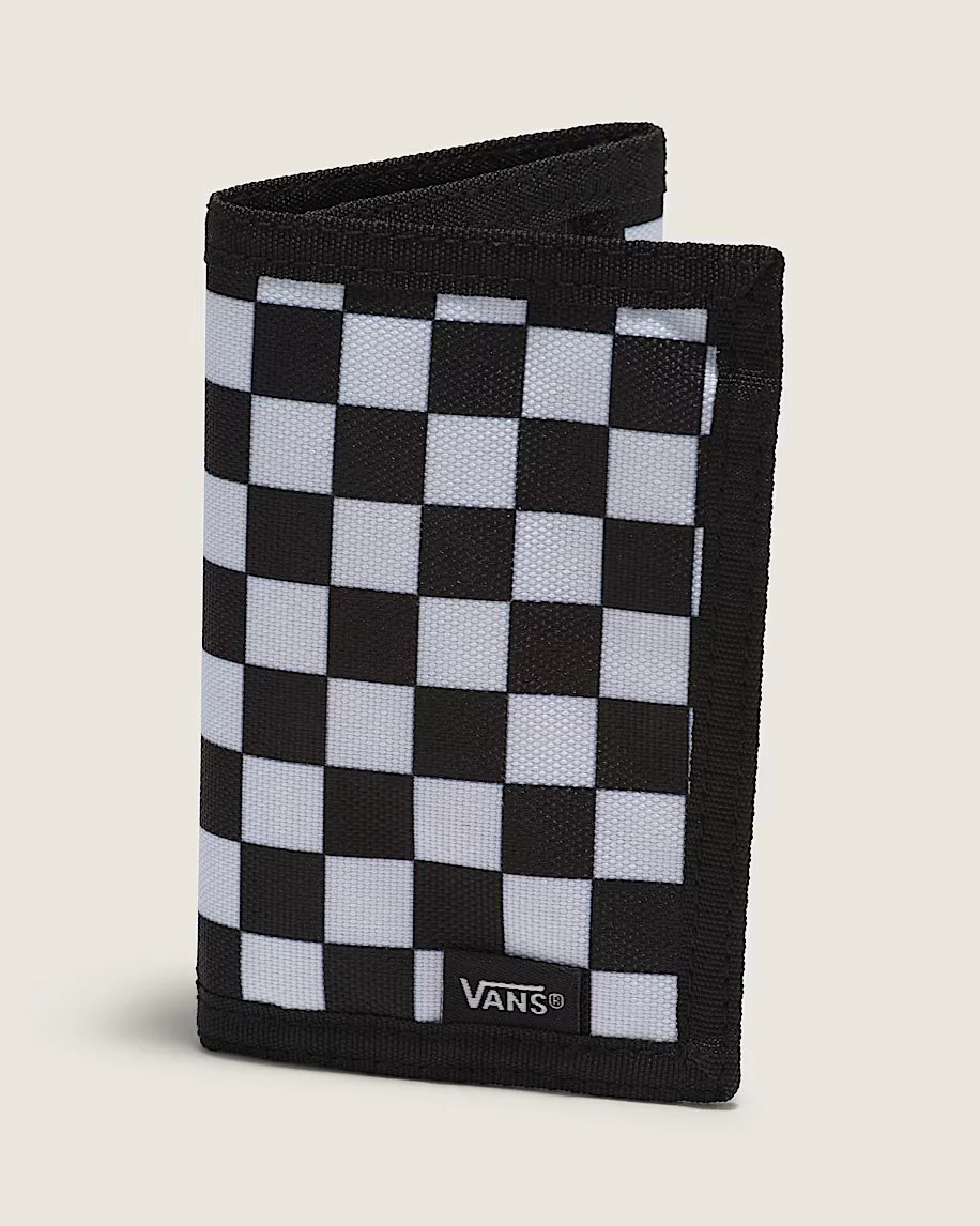 Vans Unisex Slipped Trifold Wallet Black/White Chess VN000C32HU0