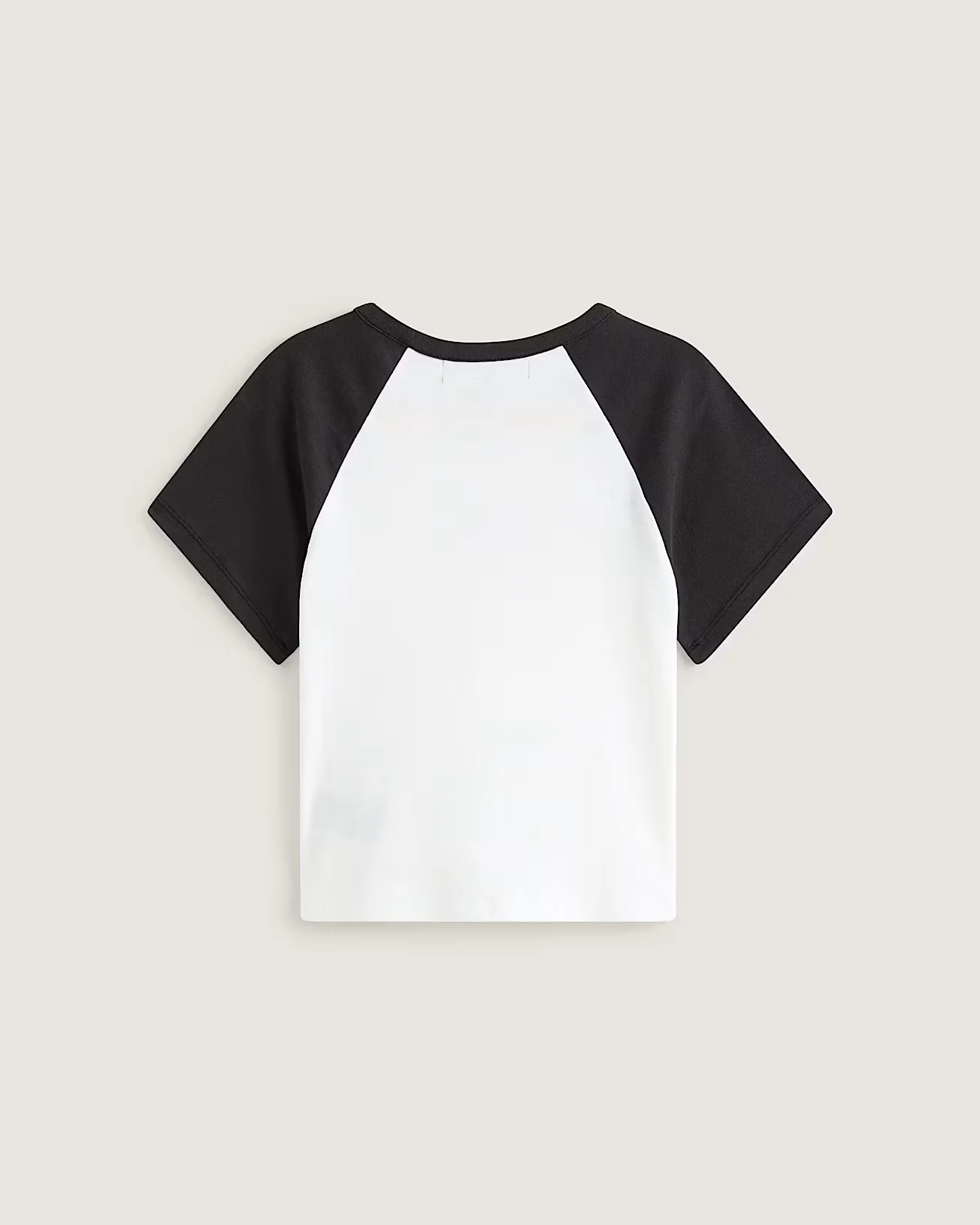 Vans Women's Clare Baby T-Shirt White VN000TBSTWB - Image 5