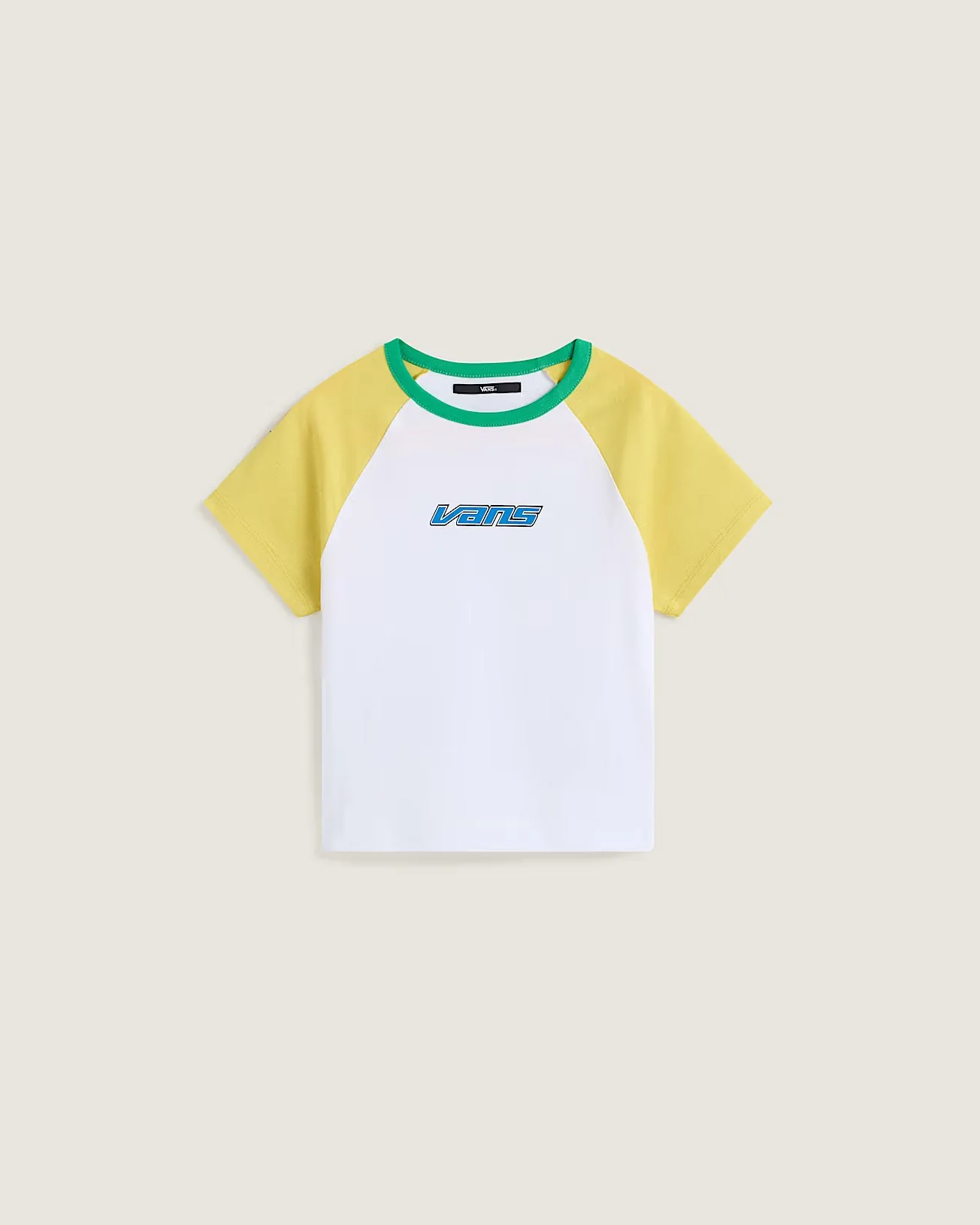 Vans Women's Clare Baby T-Shirt Yellow VN000TBSFSH - Image 5