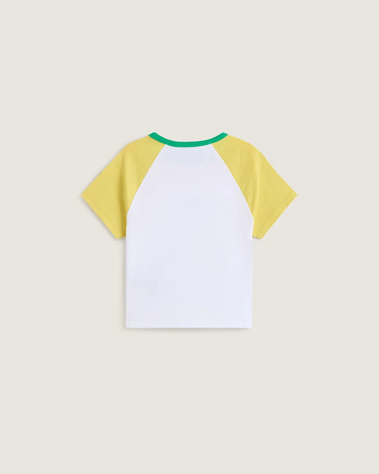 Vans Women's Clare Baby T-Shirt Yellow VN000TBSFSH - Image 6