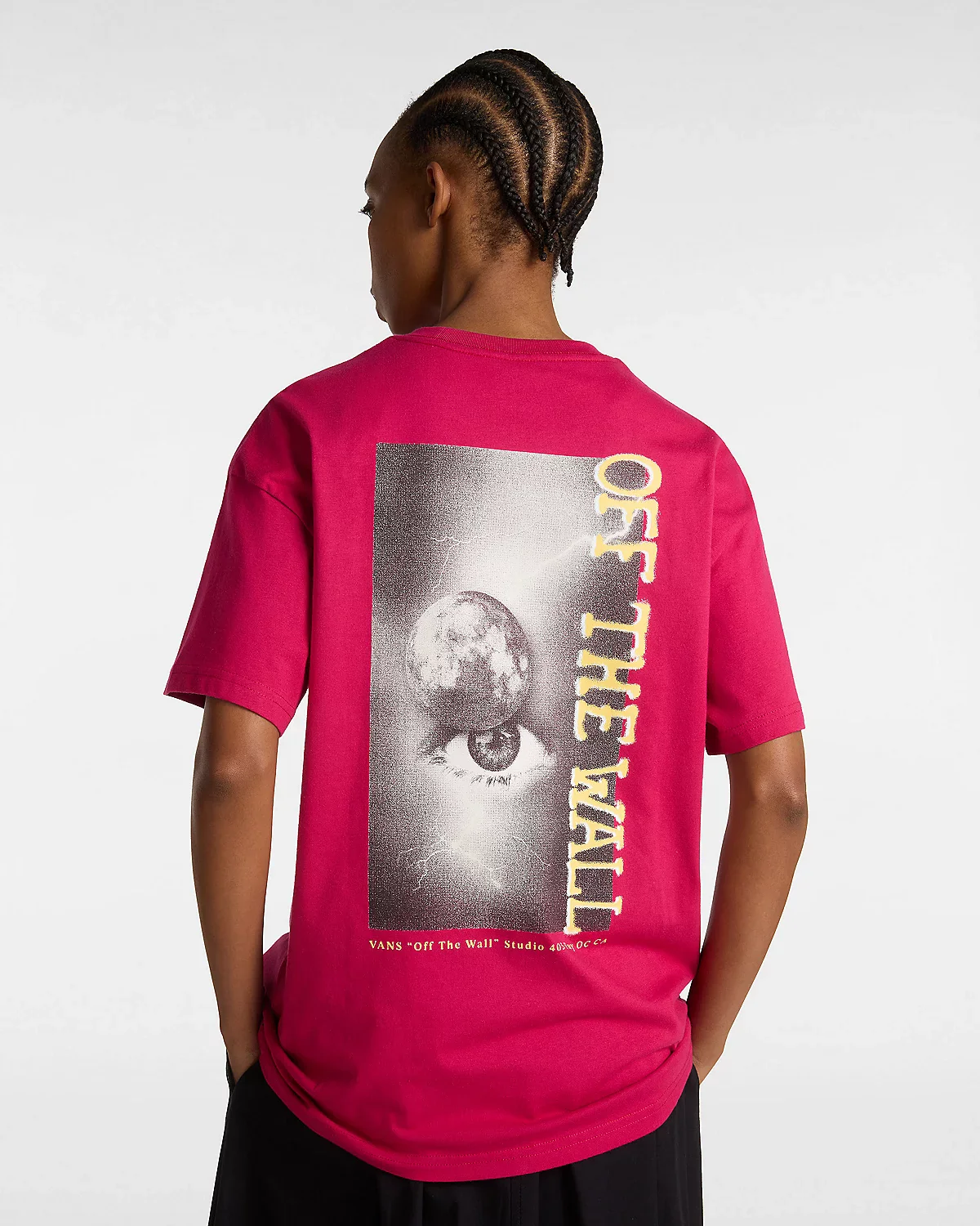Vans Women's Night Orb T-Shirt Cherries Jubile VN000MCFC9L - Image 4