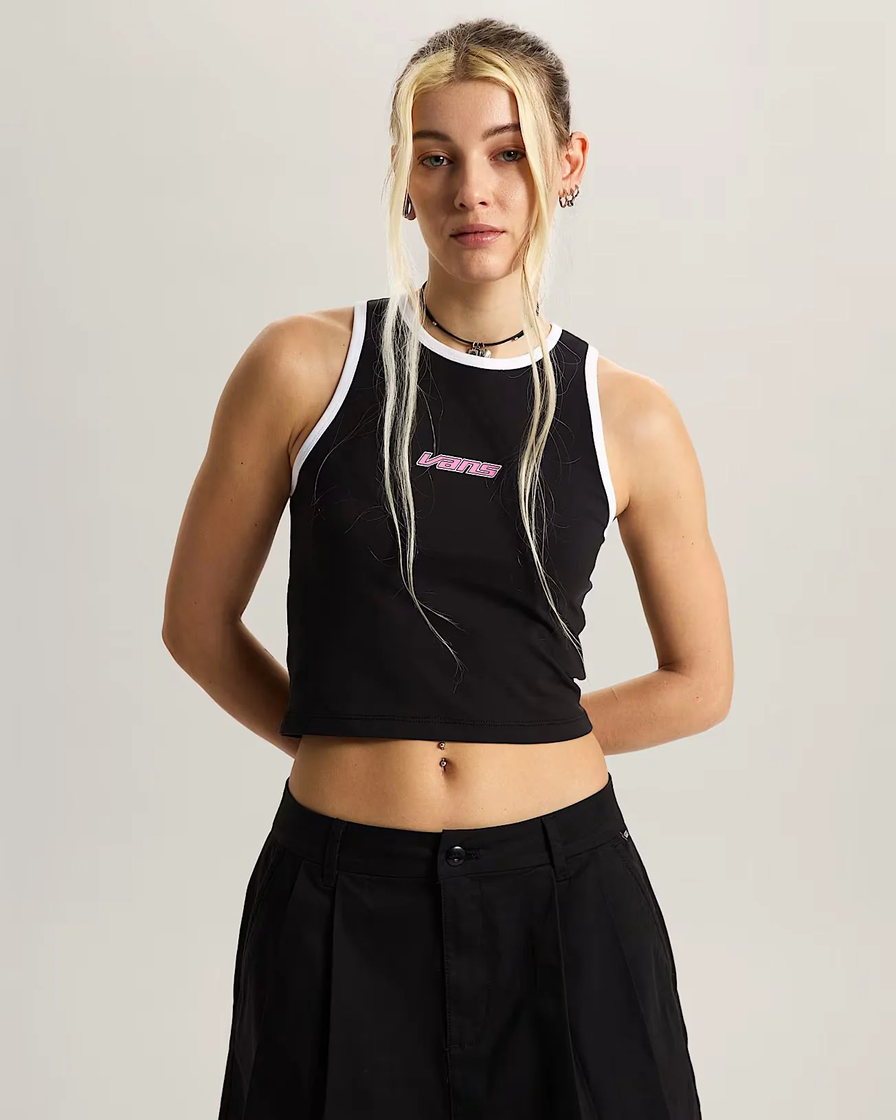 Vans Women's Retro Speed Tank T-Shirt Black VN000XDQBLK