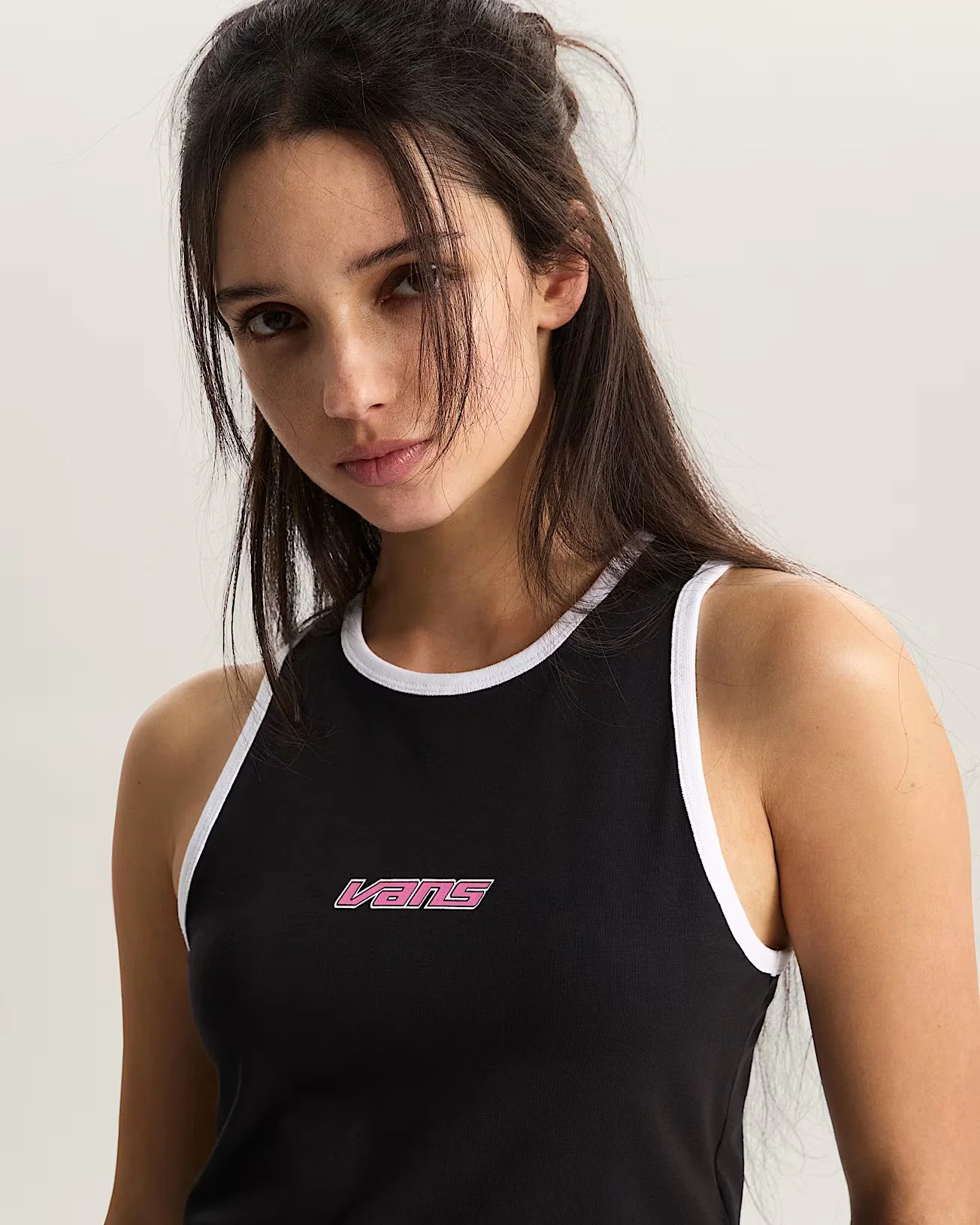 Vans Women's Retro Speed Tank T-Shirt Black VN000XDQBLK - Image 3