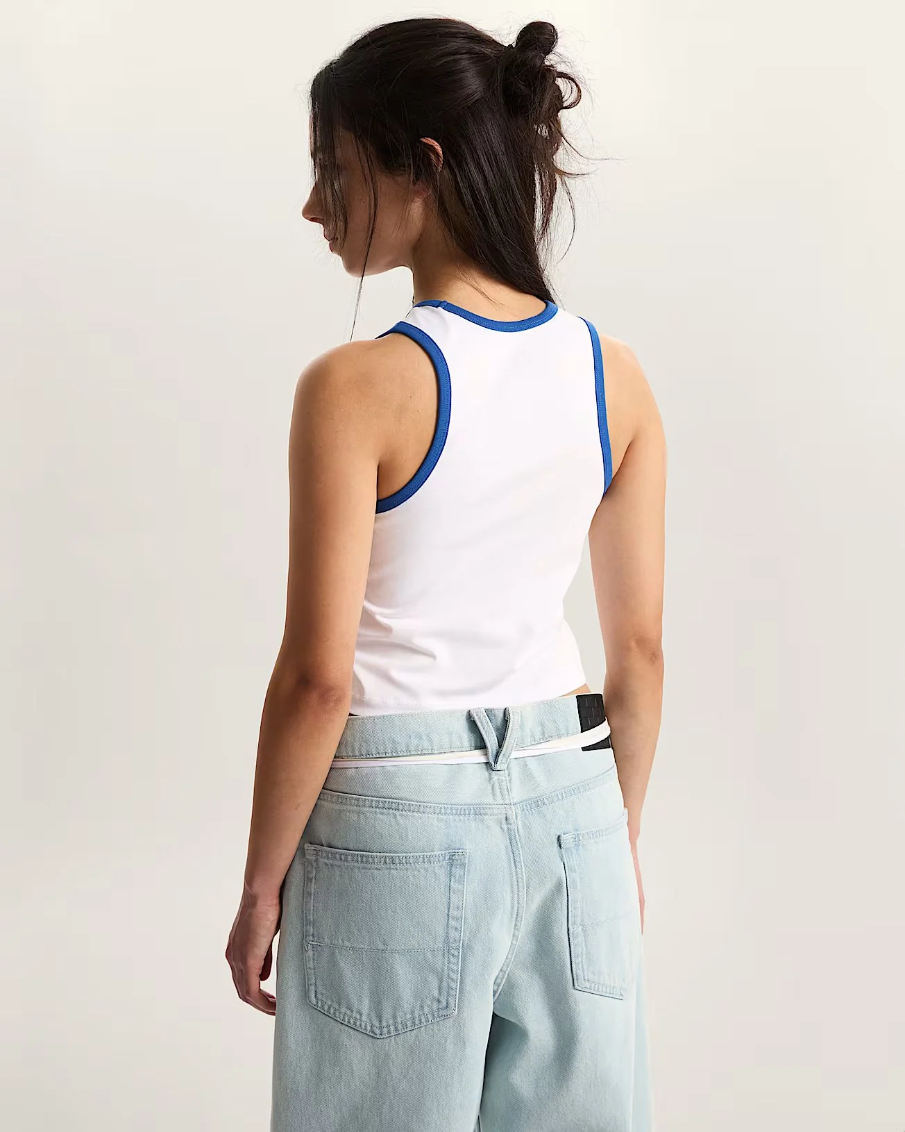 Vans Women's Retro Speed Tank T-Shirt White VN000XDQWHT - Image 2