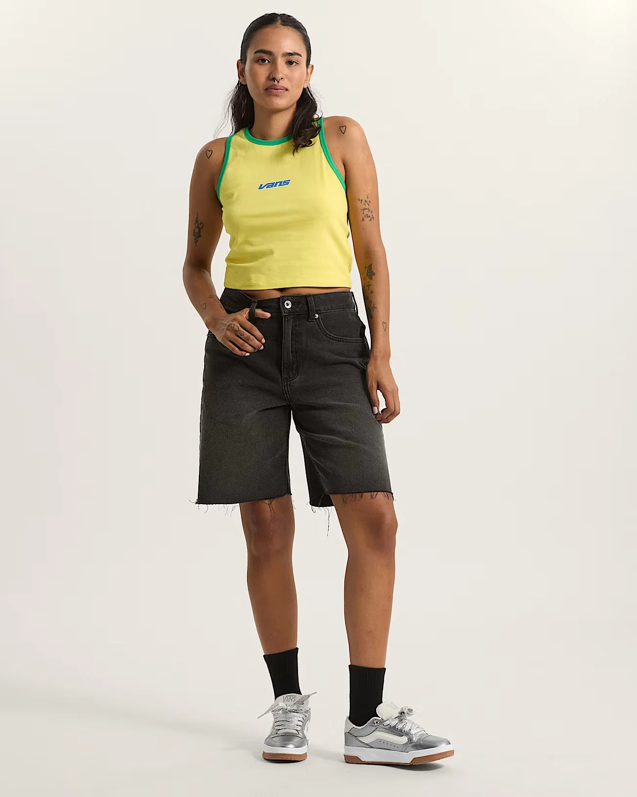Vans Women's Retro Speed Tank T-Shirt Yellow VN000XDQFSH - Image 4