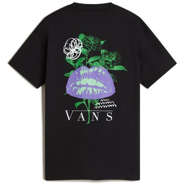 Vans Women's Talk Talk T-Shirt Black VN000RDDBLK - Image 2
