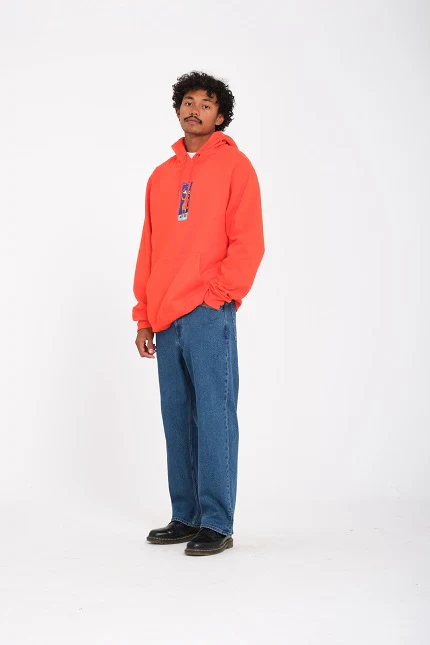 Vocom Men's Olivmoose Po Hoodie Bright Red A4132417_BRE - Image 3