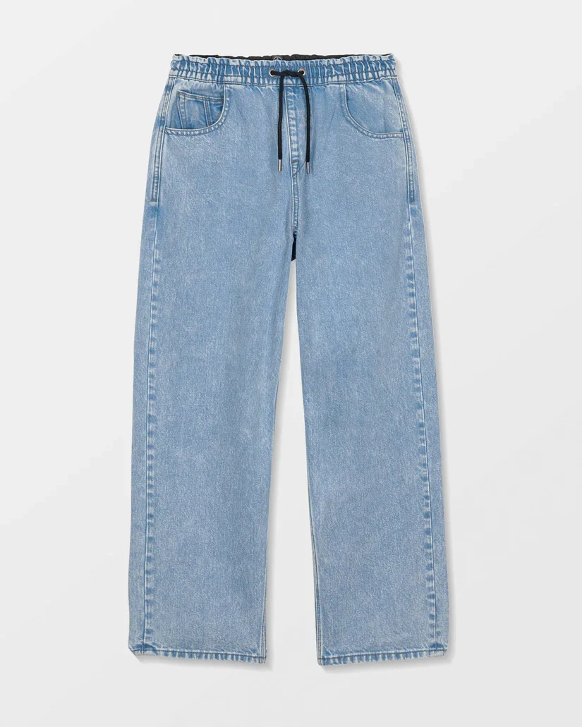 Volcom Kids' Freazy Loose Elasticated Waist Jeans Pale Aqua C1912602_PAQ - Image 3