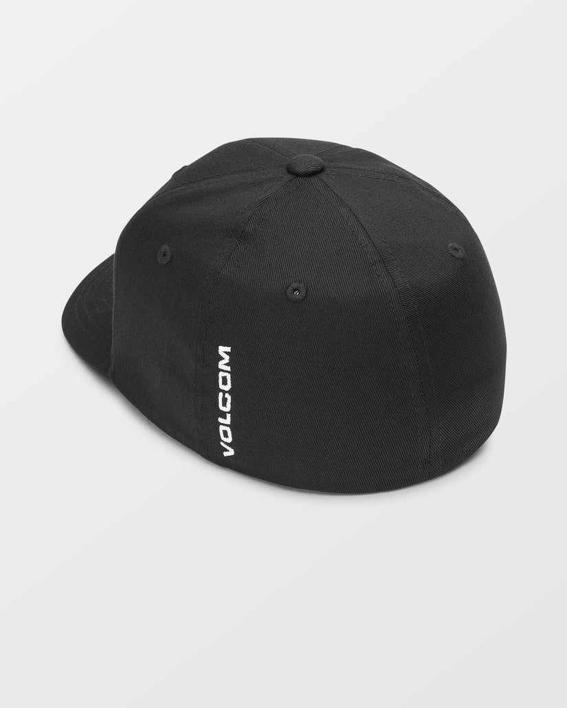 Volcom Kid's Full Stone Flexfit Cap Black  F5512600_BLK - Image 2