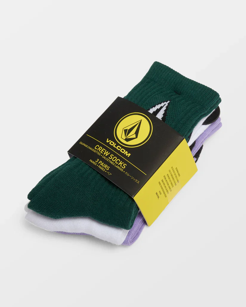 Volcom Kid's Full Stone Socks Multi F6312610_MLT - Image 2