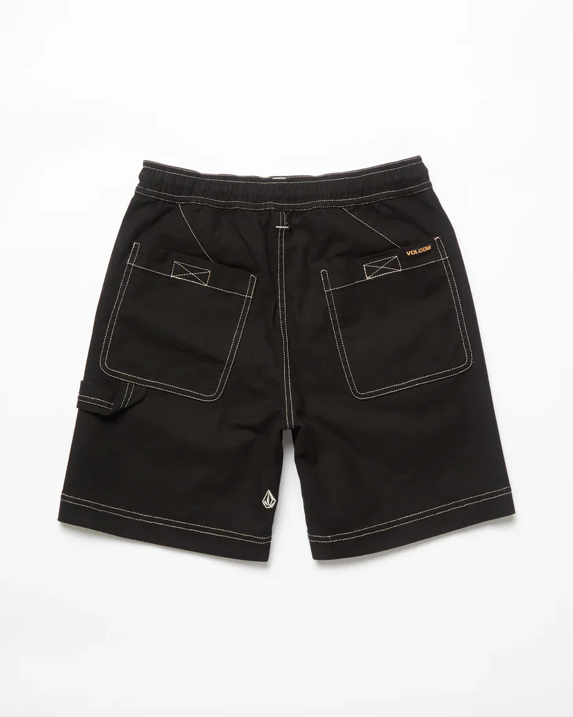Volcom Kid's Krafter Kombat Short Black WA420VB8_BLK - Image 2