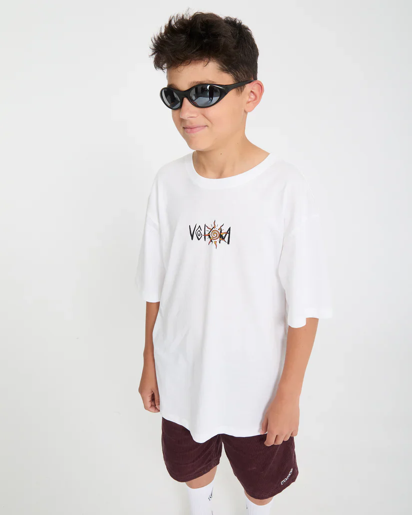 Volcom Kids' Sunfish T-Shirt White C3512623_WHT - Image 10