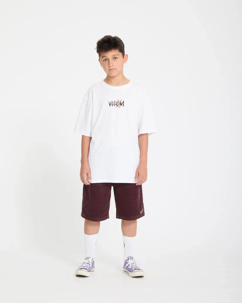 Volcom Kids' Sunfish T-Shirt White C3512623_WHT - Image 3