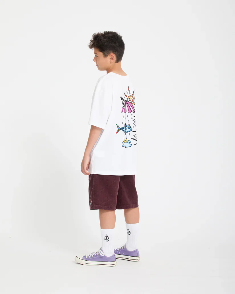 Volcom Kids' Sunfish T-Shirt White C3512623_WHT - Image 8