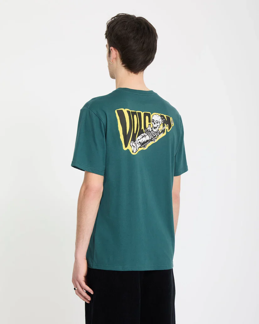 Volcom Men's Alix Coffin T-Shirt Rifle Green A3512662_RFG - Image 2