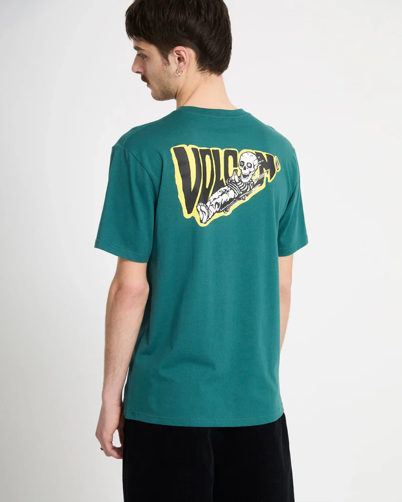 Volcom Men's Alix Coffin T-Shirt Rifle Green A3512662_RFG - Image 6