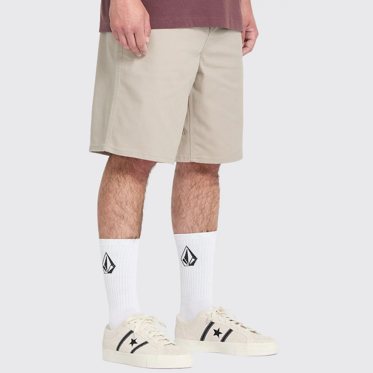 Volcom Men's Billow 22" Short Light Khaki A0912617_LKH - Image 2