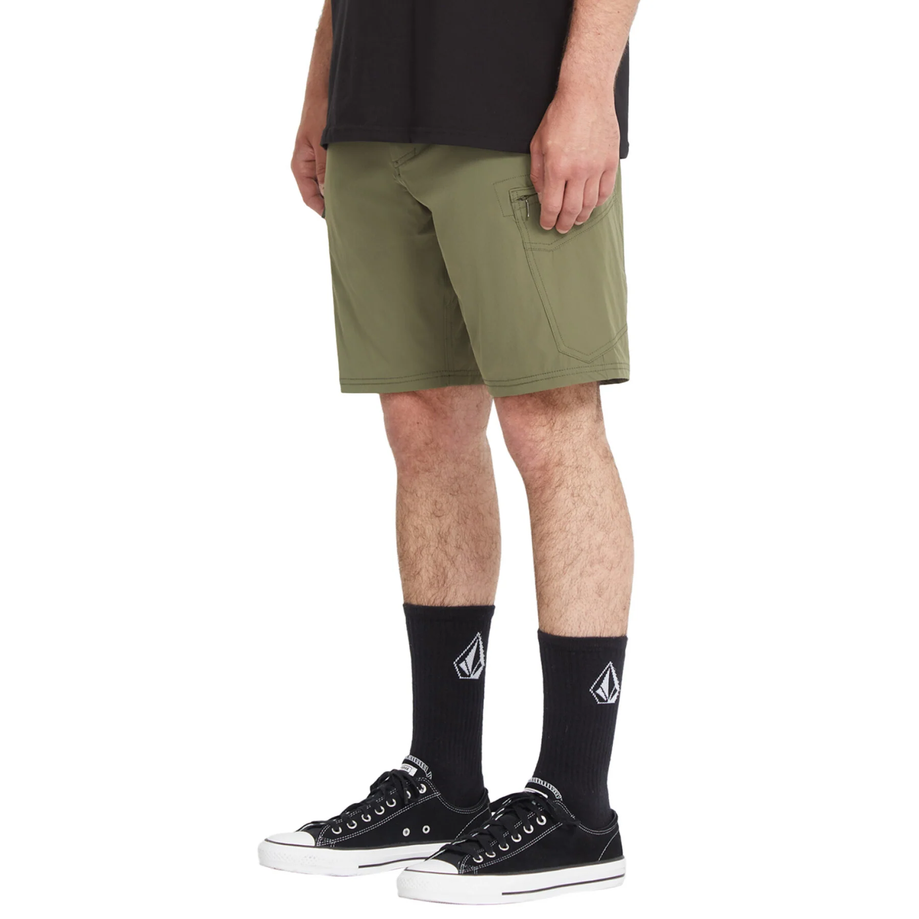 Volcom Men's Cashed In Cargo Hybrid Shorts Wintermoss A3212500_WMS - Image 2