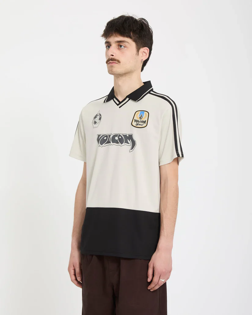 Volcom Men's Copa Polo T-Shirt Stone A0112610_STN - Image 3