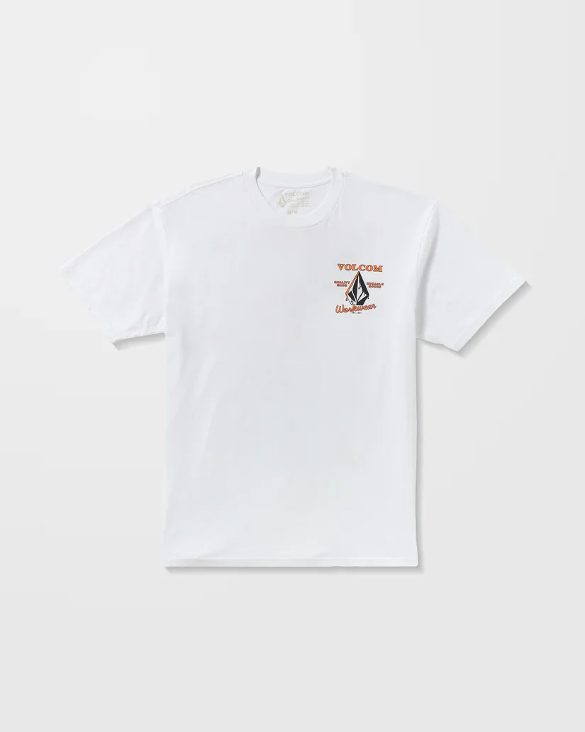 Volcom Men's Enamel T-Shirt White A5032505_WHT - Image 6