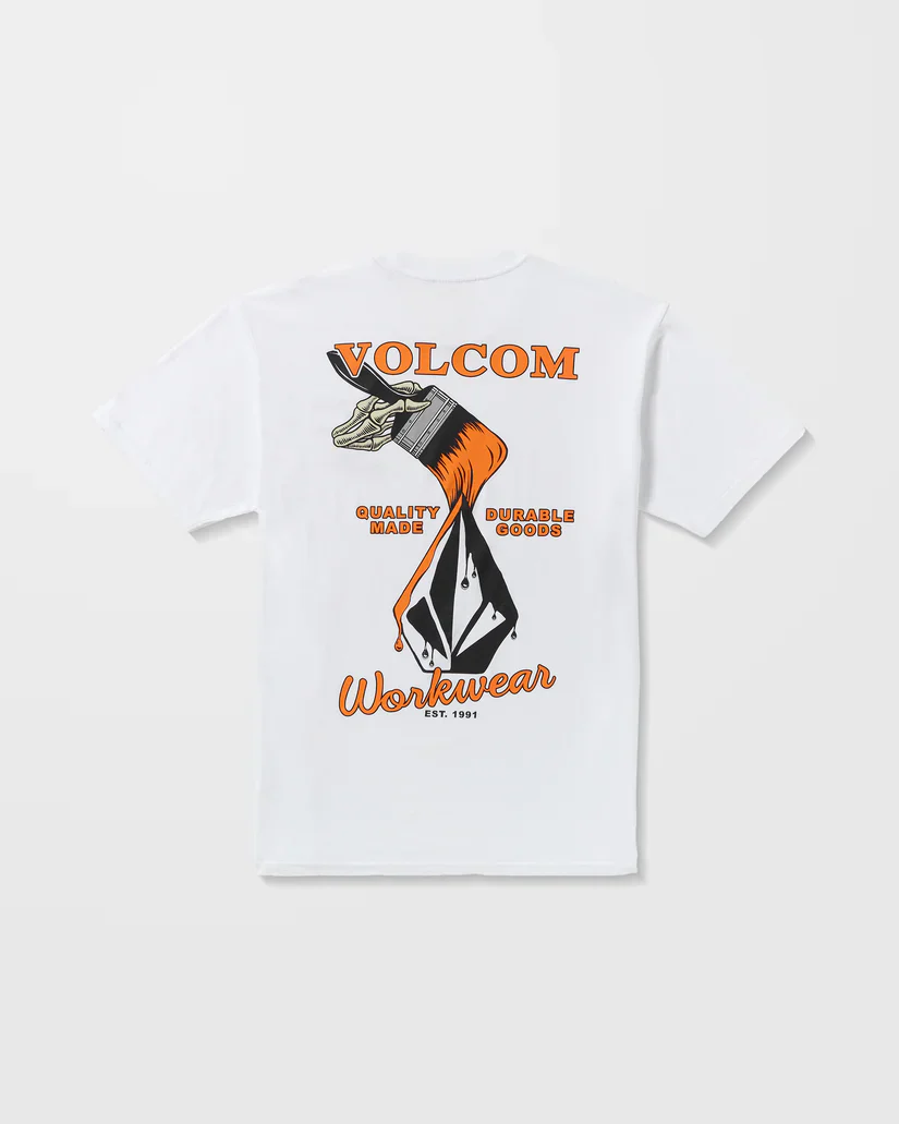 Volcom Men's Enamel T-Shirt White A5032505_WHT - Image 7