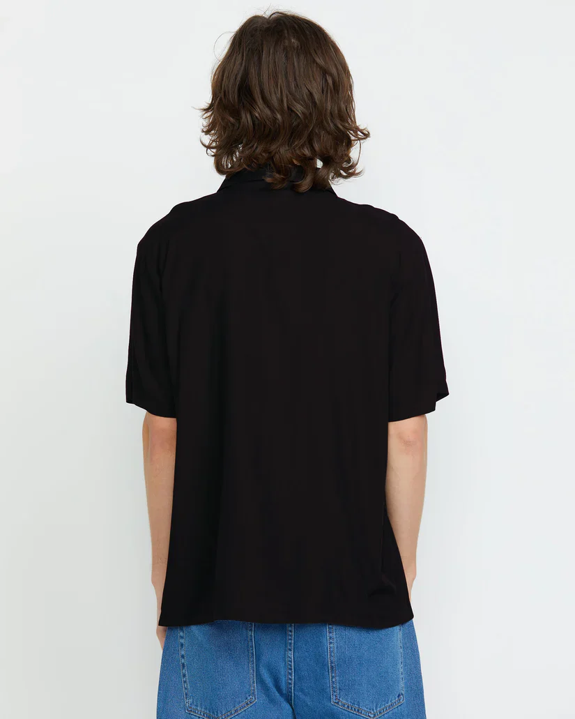 Volcom Unisex Filip Rygalski Woven Shirt Black A0412516_BLK - Image 9