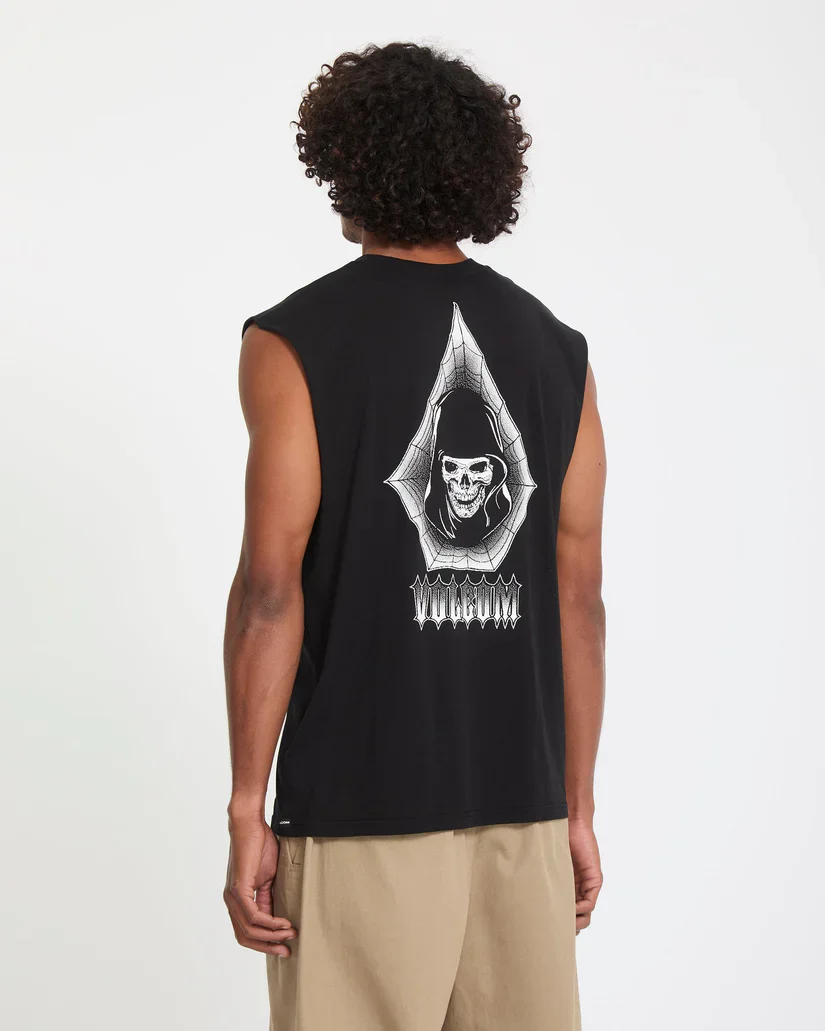 Volcom Men's Gamma Doom Tank Top Black A3712602_BLK - Image 2