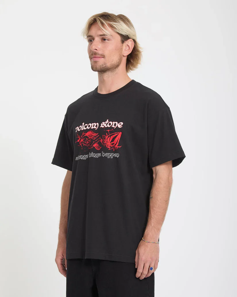 Volcom Men's Ingrow T-Shirt Black A4312668_BLK - Image 4