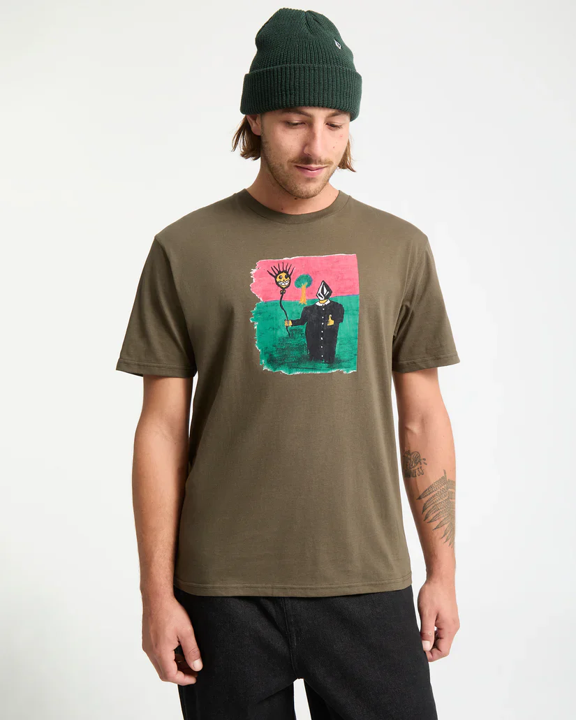 Volcom Men's Issam T-Shirt Sage Leaf A3532557_SLE - Image 5