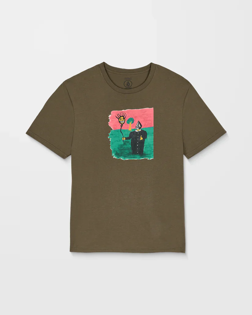 Volcom Men's Issam T-Shirt Sage Leaf A3532557_SLE - Image 6