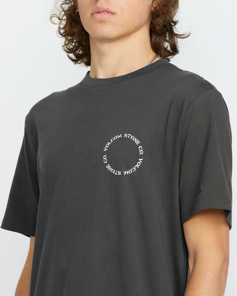 Volcom Men's Jam Planet T-Shirt Stealth A5012502_STH - Image 3
