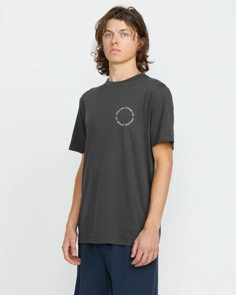 Volcom Men's Jam Planet T-Shirt Stealth A5012502_STH - Image 5