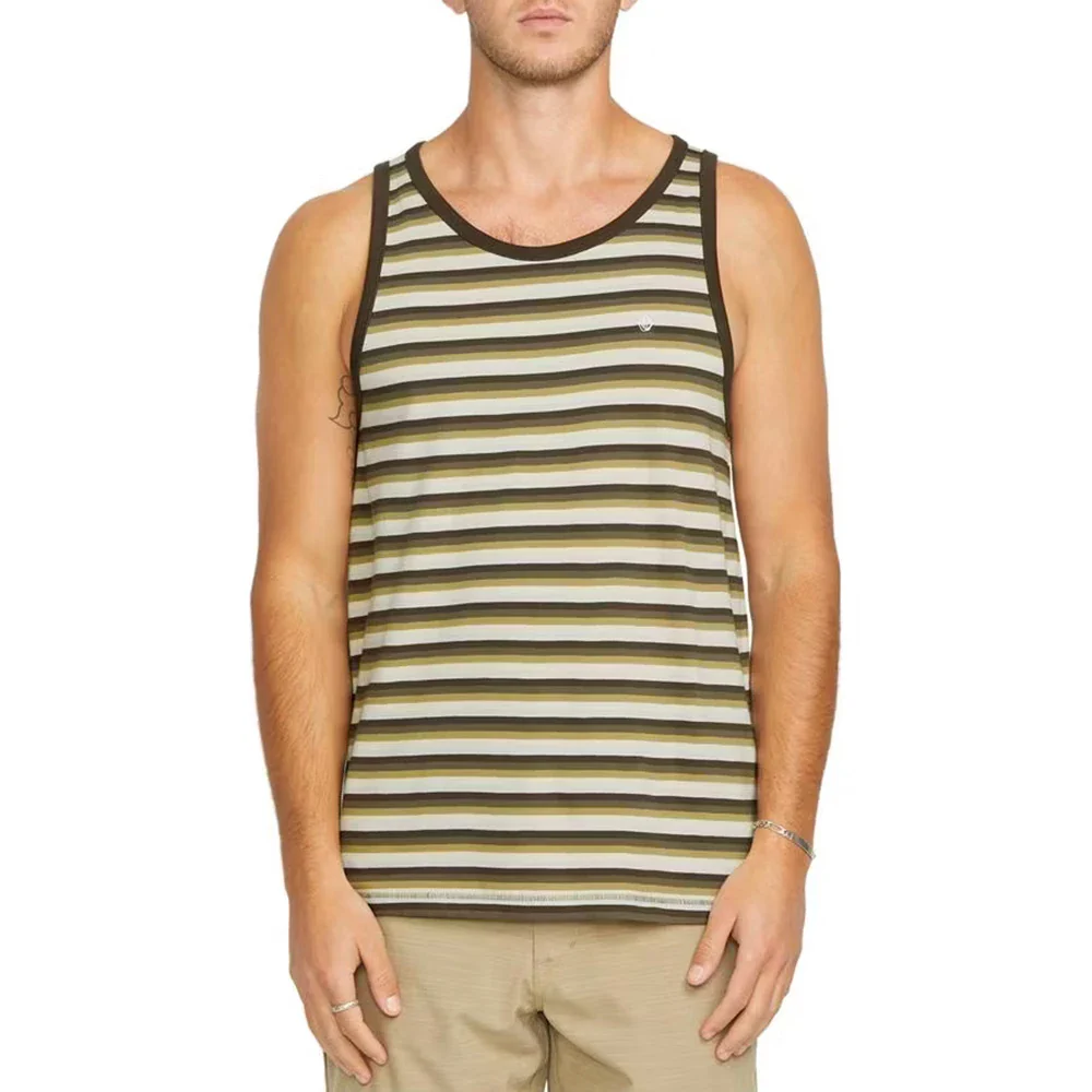 Volcom Men's Level Stone Tank Top Wren A0212500_WRE