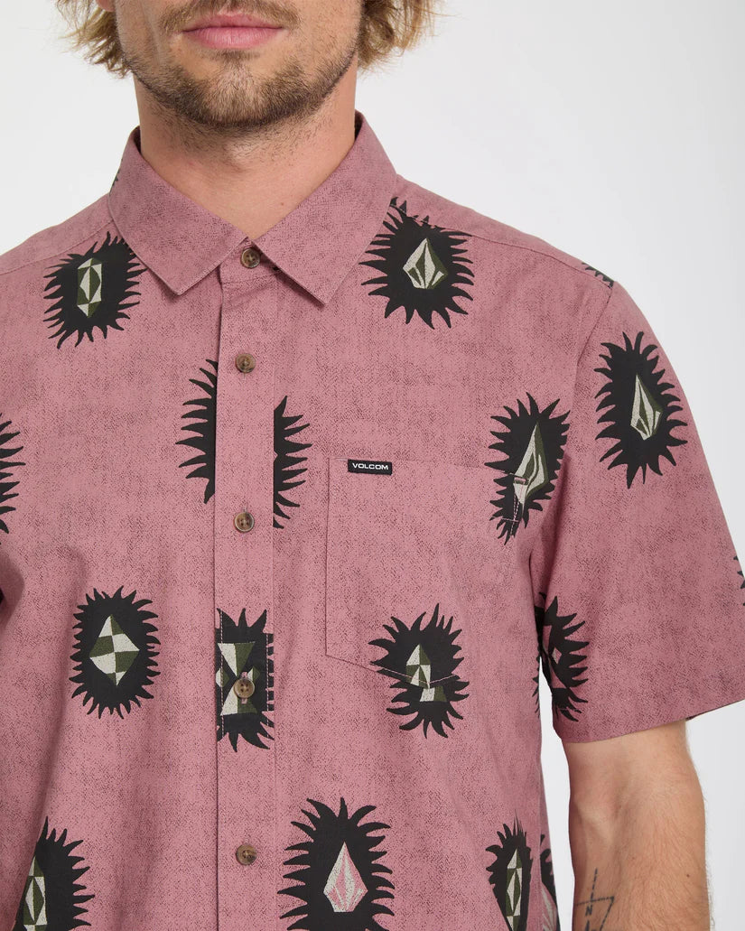 Volcom Men's Markerstone Shirt Stone Rose A0412620_SNE - Image 4