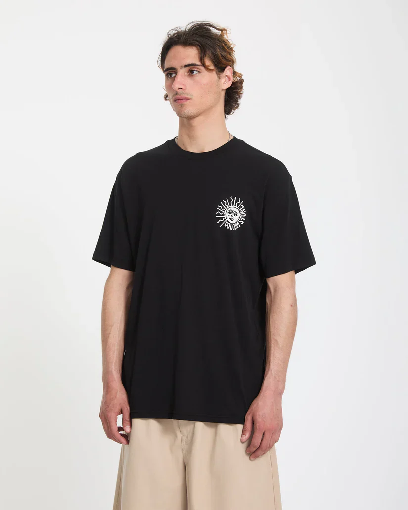 Volcom Men's Mazatlan T-Shirt Black A5012613_BLK - Image 3