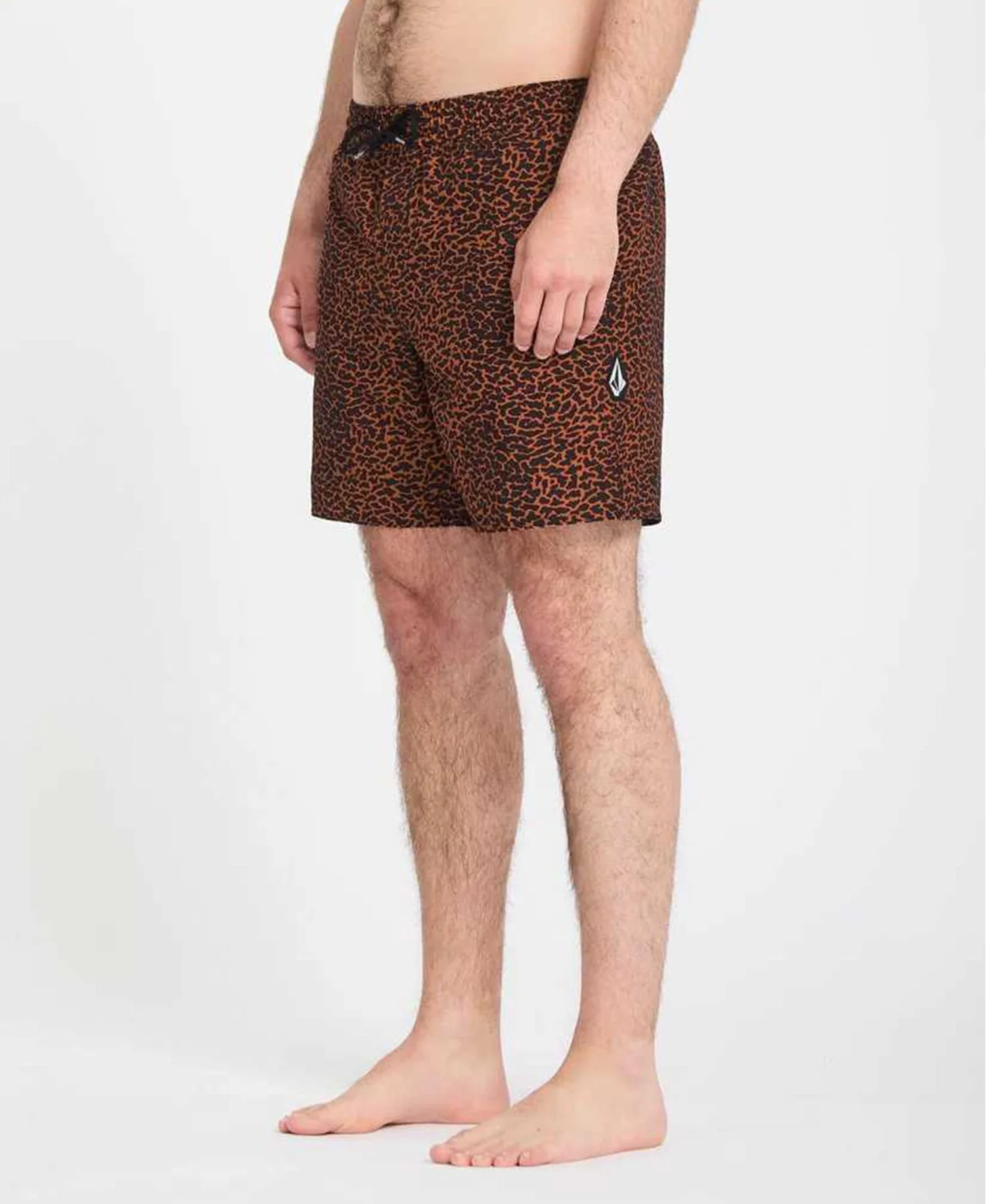 Volcom Men's Melange Trunk 17" Boardshort Brown Horn A2512613_BRH - Image 4