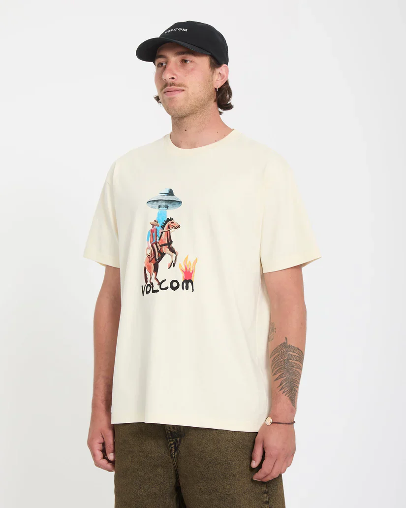 Volcom Men's Mickey Mason 1 T-Shirt Dirty White A5212617_DWH - Image 2