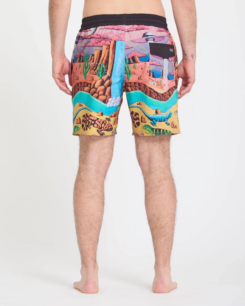 Volcom Men's Mickey Mason Trunk 17" Boardshort Multi A2512612_MLT - Image 3