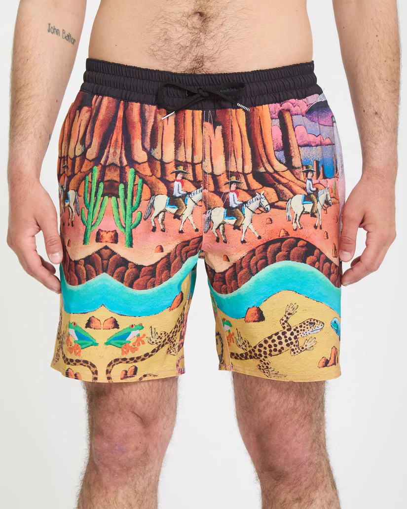 Volcom Men's Mickey Mason Trunk 17" Boardshort Multi A2512612_MLT - Image 5