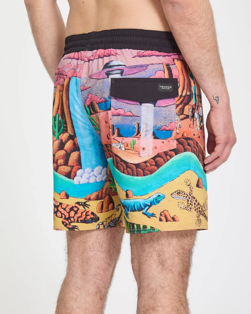 Volcom Men's Mickey Mason Trunk 17" Boardshort Multi A2512612_MLT - Image 6