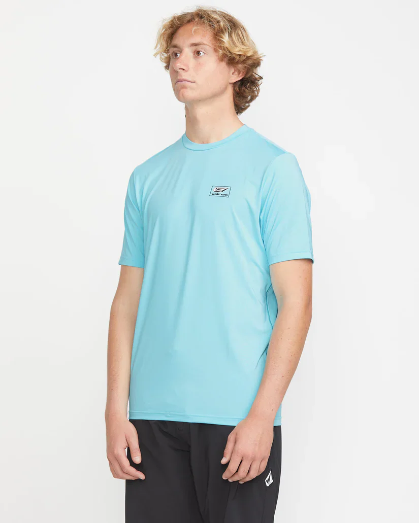 Volcom Men's Modstone Loose Rashguard Resin Blue A9112500_RES - Image 3