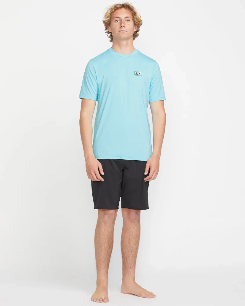 Volcom Men's Modstone Loose Rashguard Resin Blue A9112500_RES - Image 4