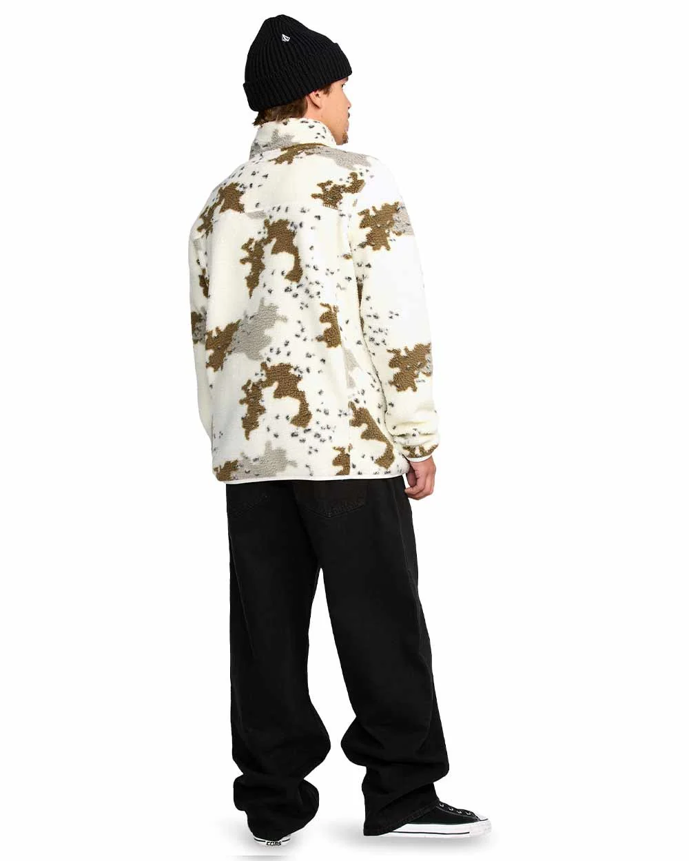Volcom Men's Nelson Sherpa Full Zip Jacket White G4852601-WHT - Image 4