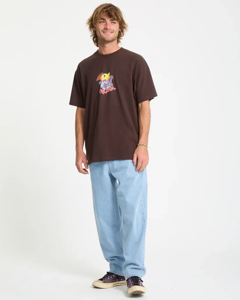 Volcom Men's New Born T-Shirt Cacao A4332552-CAO - Image 6