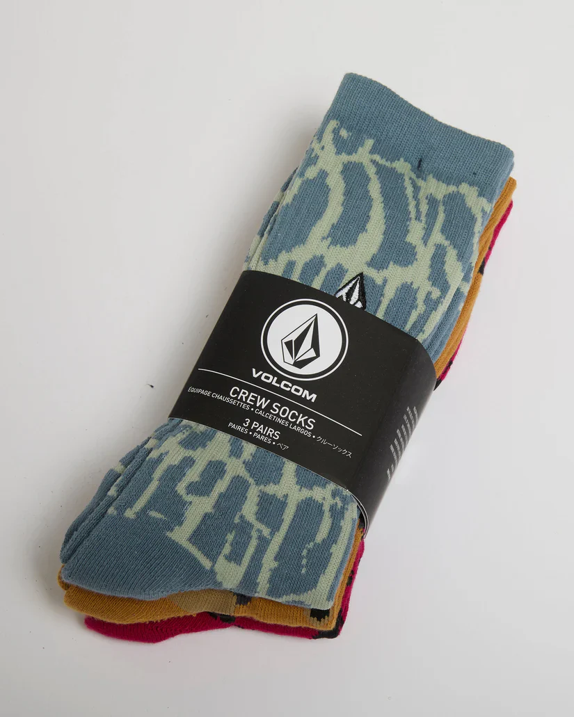 Volcom Men's Print Mixer Socks 2 Mix D6312620_MIX - Image 2